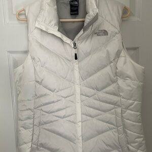 The North Face Women's White Quilted Vest